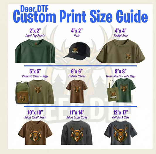 DTF Transfers by Size