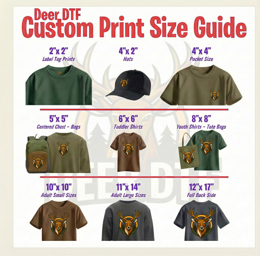 DTF Transfers by Size