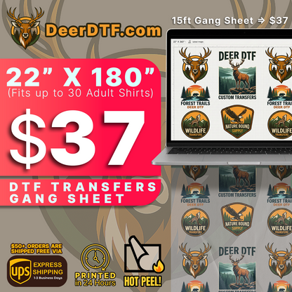 DTF Transfers Gang Sheet Builder