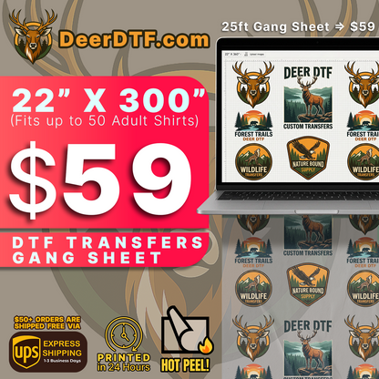 DTF Transfers Gang Sheet Builder
