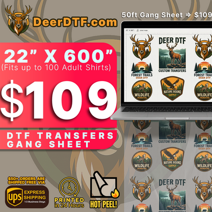 DTF Transfers Gang Sheet Builder