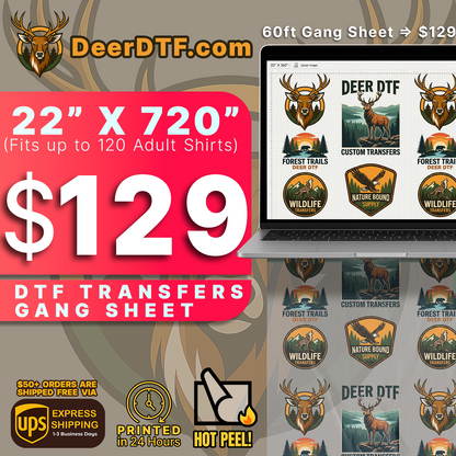 DTF Transfers Gang Sheet Builder
