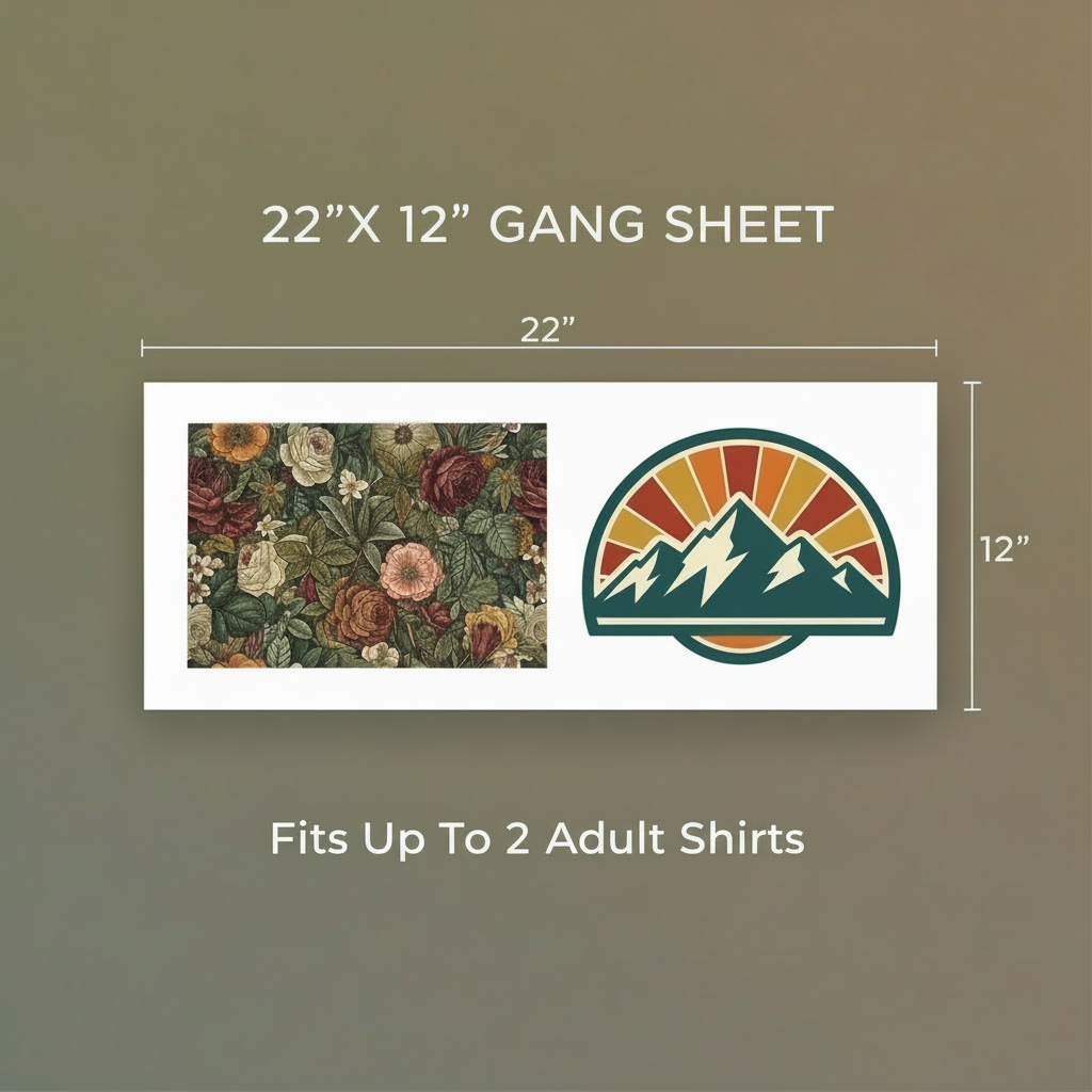 DTF Transfers Upload Gang Sheets